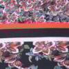 LUCIDEZ - BLUSA MALHA ESTAMPA FLORAL LISTRAS - MARINHO