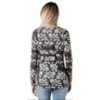 LUCIDEZ - BLUSA MALHA FLORA DECOTE V LUCIANA - VERDE