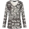 LUCIDEZ - BLUSA MALHA FLORA DECOTE V LUCIANA - VERDE