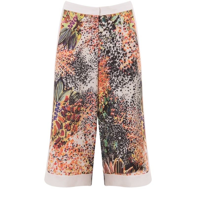 LUCIDEZ - CALÇA CROPPED 2 TECIDOS BAEZA - COLORIDA
