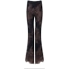 LUCIDEZ - CALÇA FLARE RENDA METALIZADA - PRETO