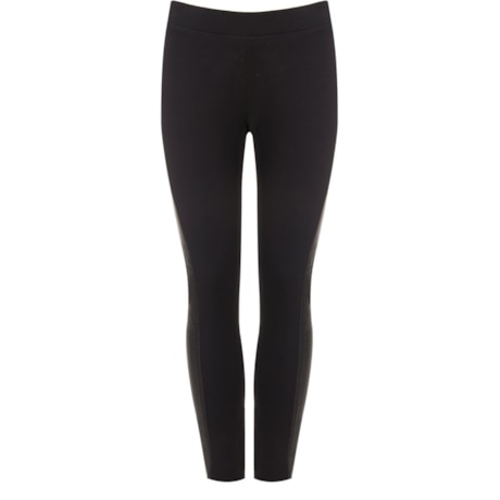 LUCIDEZ - CALÇA IZOLITA MONTARIA COURO LATERAL - PRETO