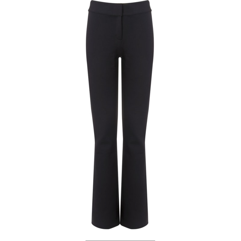 LUCIDEZ - CALÇA MARINA FLARE COM RECORTES ELASTANO - PRETO