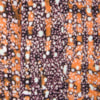 LUCIDEZ - CAMISA VISCOSE ESTAMP. COSMOS - LARANJA