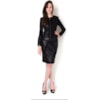 LUCIDEZ - JAQUETA RENDA COM COURO M/L - PRETO