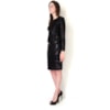 LUCIDEZ - JAQUETA RENDA COM COURO M/L - PRETO