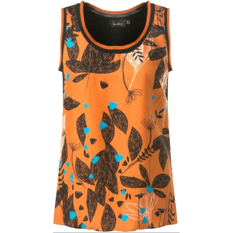 LUCIDEZ - REGATA VISCOSE ESTAMPADA BICOLOR MARY - TELHA