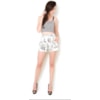 LUCIDEZ - TOP CROPPED LISTRADO BRUNA - P&B