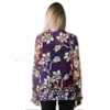 LUCIDEZ - TÚNICA CHIFFON FLORAL SASHA - ROXO LUCIDEZ - TÚNICA CHIFFON FLORAL SASHA - ROXO