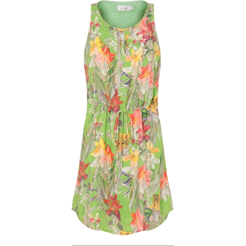 LUCIDEZ - VESTIDO BLUSADO FLORAL FRANCELINA - VERDE