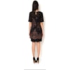 LUCIDEZ - VESTIDO LGTE RENDA M/C - PRETO