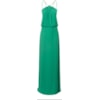 LUCIDEZ - VESTIDO LONGO CAVA AMERICANA COM CORRENTE - VERDE