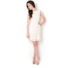 LUCIDEZ - VESTIDO RENDA GUIPURE ESPINHOS - OFF WHITE