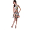 LUCIDEZ - VESTIDO SINO ESTAMPADO BELO HORIZONTE - LARANJA