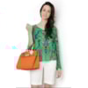 LZ KLUB - BATA VISCOSE ESTAMP. CASHMERE M/L - VERDE