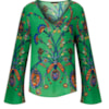 LZ KLUB - BATA VISCOSE ESTAMP. CASHMERE M/L - VERDE