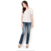 LZ KLUB - BLUSA TOQUE DE SEDA PALA LAISE DEC. V M/C - OFF WHITE