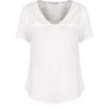 LZ KLUB - BLUSA TOQUE DE SEDA PALA LAISE DEC. V M/C - OFF WHITE LZ KLUB - BLUSA TOQUE DE SEDA PALA LAISE DEC. V M/C - OFF WHITE