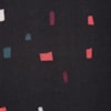 LZKLUB - BATA EM VISCOSE GEOBLACK MANGA DRAPEADA - MARINHO