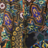 LZKLUB - VESTIDO LONGO EM CREPE ESTAMPADO - VERDE