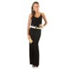 MACACÃO EM CREPE DE MALHA TALIA - PRETO