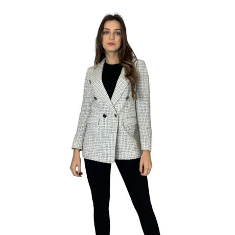 Malise- Casaco Blazer Tweed de lã Malise- Casaco Blazer Tweed de lã