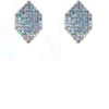 MARCIELLI RODRIGUES - BRINCO IRREGULAR MINI STRASS - MARINHO