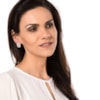 MARCIELLI RODRIGUES - BRINCO MICRO PÉROLAS STRASS - OFF WHITE