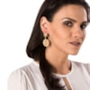 MARCIELLI RODRIGUES - BRINCO PEDRAS STRASS - NUDE