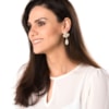 MARCIELLI RODRIGUES - BRINCO STRASS GOTA - DOURADO