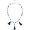 MARCIELLI RODRIGUES - COLAR PEDRARIAS PINGENTE TASSEL - AZUL