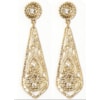 MAXI BRINCO BASE GOTA GRANDE VAZADA - DOURADO