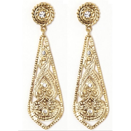 MAXI BRINCO BASE GOTA GRANDE VAZADA - DOURADO