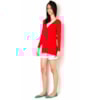 MAXI CARDIGAN ALGODÃO BÁSICO - VERMELHO