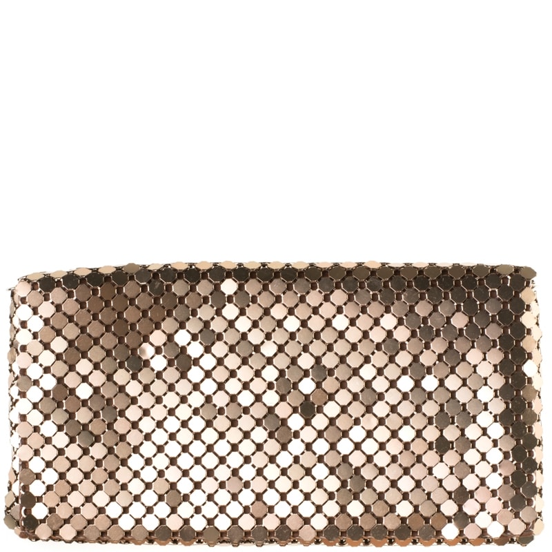 MAXI CARTEIRA CAPITOLLIUM MALHA METAL - NUDE MAXI CARTEIRA CAPITOLLIUM MALHA METAL - NUDE