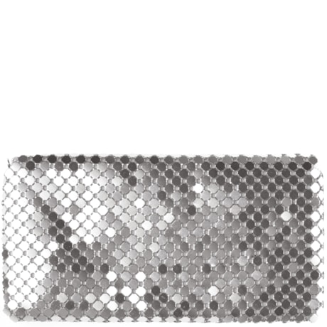 MAXI CARTEIRA CAPITOLLIUM MALHA METAL - PRATA MAXI CARTEIRA CAPITOLLIUM MALHA METAL - PRATA