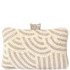 maxi clutch pérolas/ strass retangular - PÉROLA