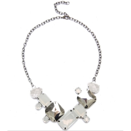 MAXI COLAR CRYSTAL - BRANCO