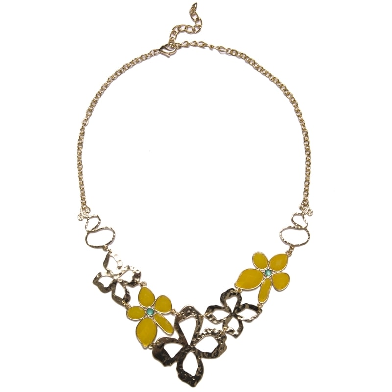 MAXI COLAR JARDIM DE VERÃO - AMARELO