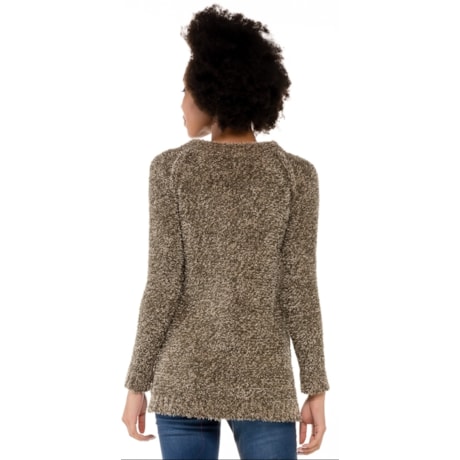 MAXIPULL TRICOT FRIOLÃ FIO MESCLA - KHAKI MAXIPULL TRICOT FRIOLÃ FIO MESCLA - KHAKI