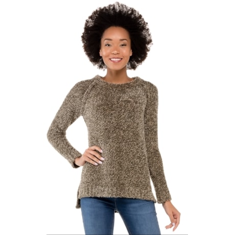 MAXIPULL TRICOT FRIOLÃ FIO MESCLA - KHAKI MAXIPULL TRICOT FRIOLÃ FIO MESCLA - KHAKI