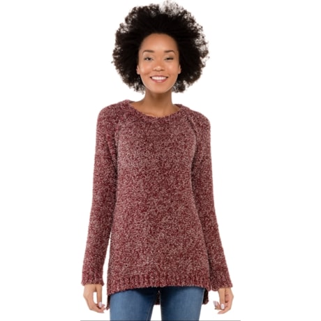 MAXIPULL TRICOT FRIOLÃ FIO MESCLA - VINHO MAXIPULL TRICOT FRIOLÃ FIO MESCLA - VINHO
