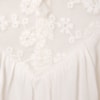 MOÇA BONITA -BATA EM VISCOSE M/L RENDA AMARRAÇÃO - BRANCO