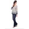 MOÇA BONITA - BATA ESTAMPA CASHMERE  NERVURAS MANGA MARTINGALE - BORDÔ MOÇA BONITA - BATA ESTAMPA CASHMERE  NERVURAS MANGA MARTINGALE - BORDÔ