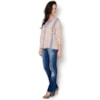 MOÇA BONITA -  BATA PATCHWORK M/L DEC. LAÇO - AZUL