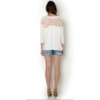 MOÇA BONITA - BLUSA MALHA DET. VAZADO NAS COSTAS - BEGE