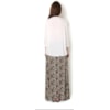 MOÇA BONITA - BLUSA VISCOSE PALA E DECOTE BORDADO M3/4 - OFF WHITE
