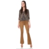 MOÇA BONITA - CAMISA ESTAMPA CASHMERE MANGA LONGA - PETRÓLEO