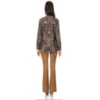 MOÇA BONITA - CAMISA ESTAMPA CASHMERE MANGA LONGA - PETRÓLEO