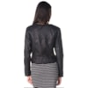 MOÇA BONITA - JAQUETA COURO FAKE MATELASSE - PRETO MOÇA BONITA - JAQUETA COURO FAKE MATELASSE - PRETO
